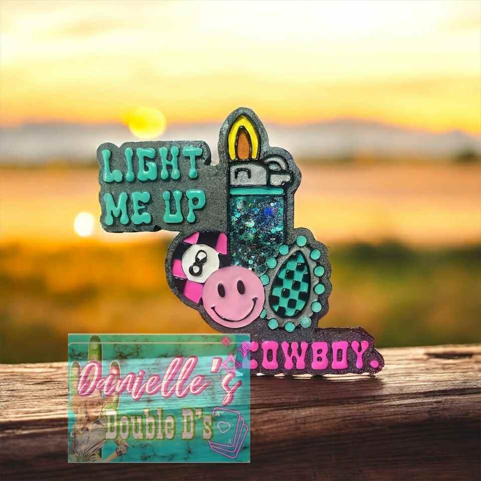 Light Me Up Cowboy Freshie Mold