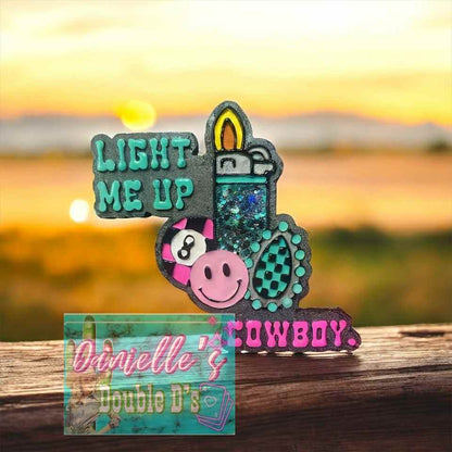 Light Me Up Cowboy Freshie Mold