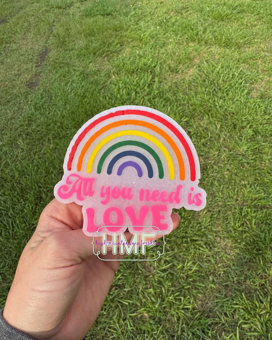 All you need is love Freshie Mold