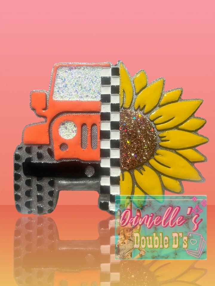Sunflower Vehicle Freshie Mold
