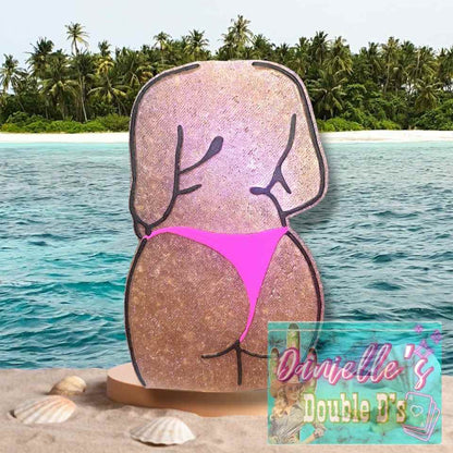 Curvy Female Silhouette Freshie Mold