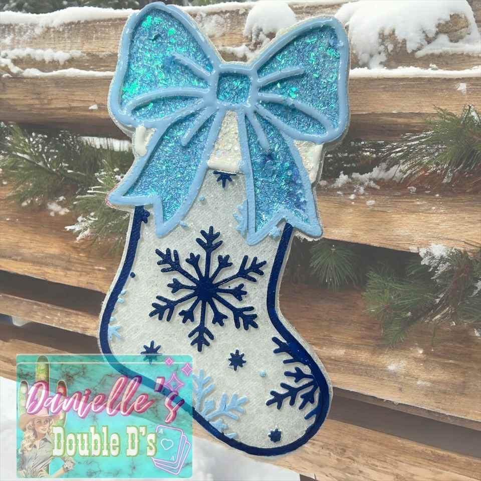 Stocking with Bow Insert Set