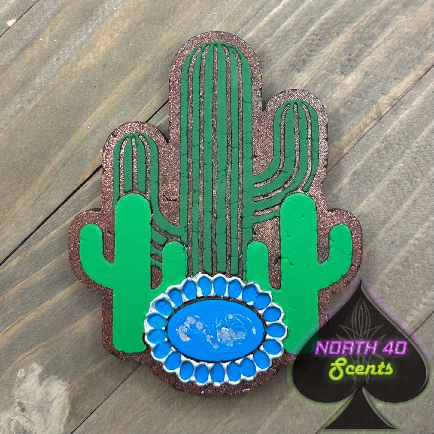 Cactus and Turquoise Freshie Mold