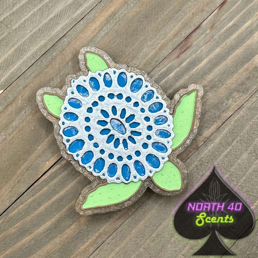 Turquoise Turtle Freshie Mold