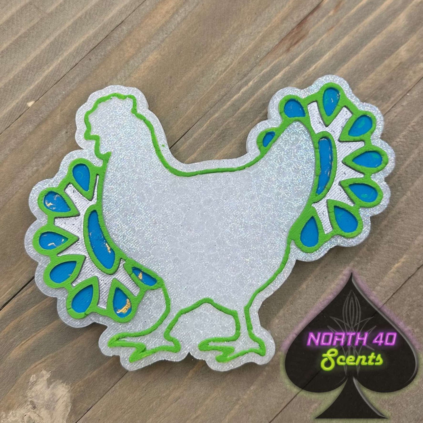 Chicken with Conchos Freshie Mold