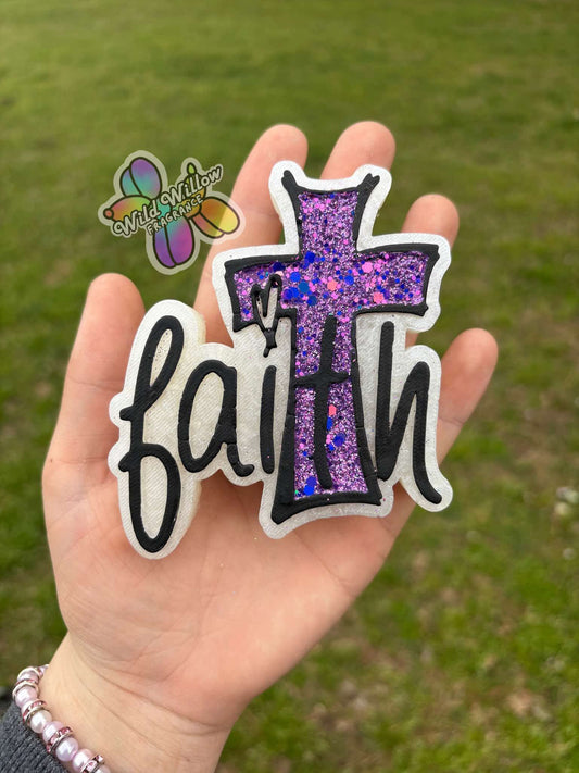 Faith Cross Freshie Mold