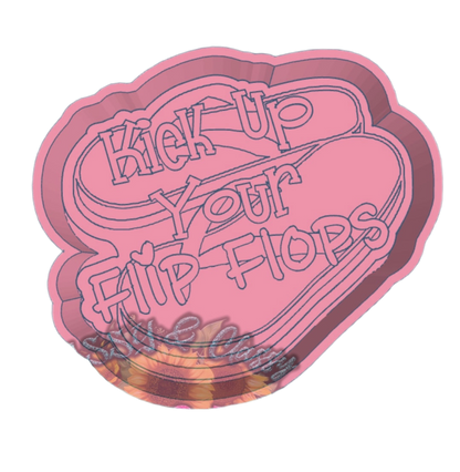 Kick up your Flip Flops Freshie Mold