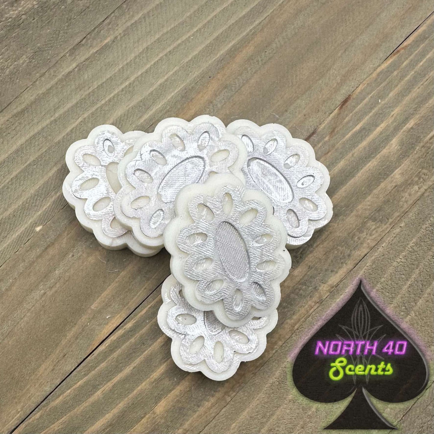 Large Concho Wax Melt Mold