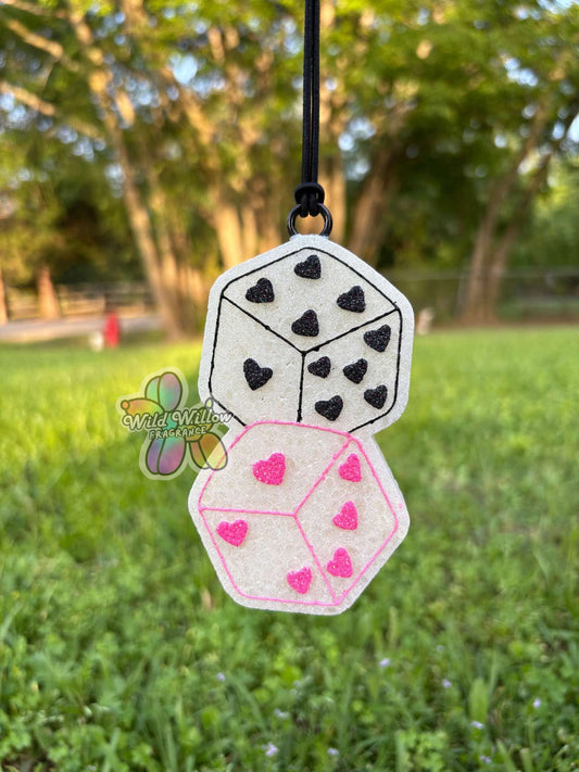 Heart Dice Freshie Mold