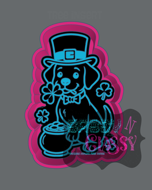 St Patty's Pup Freshie Mold