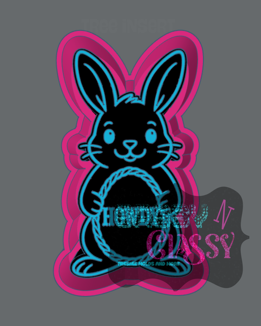 Howdy Bunny Freshie Mold