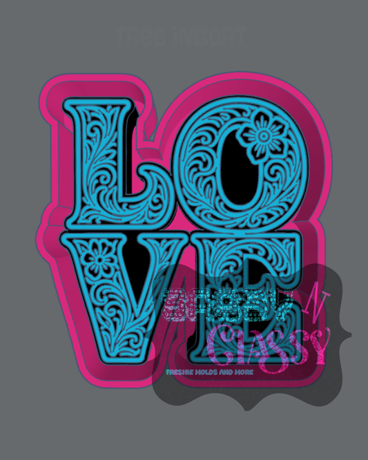 Tooled Love Freshie Mold