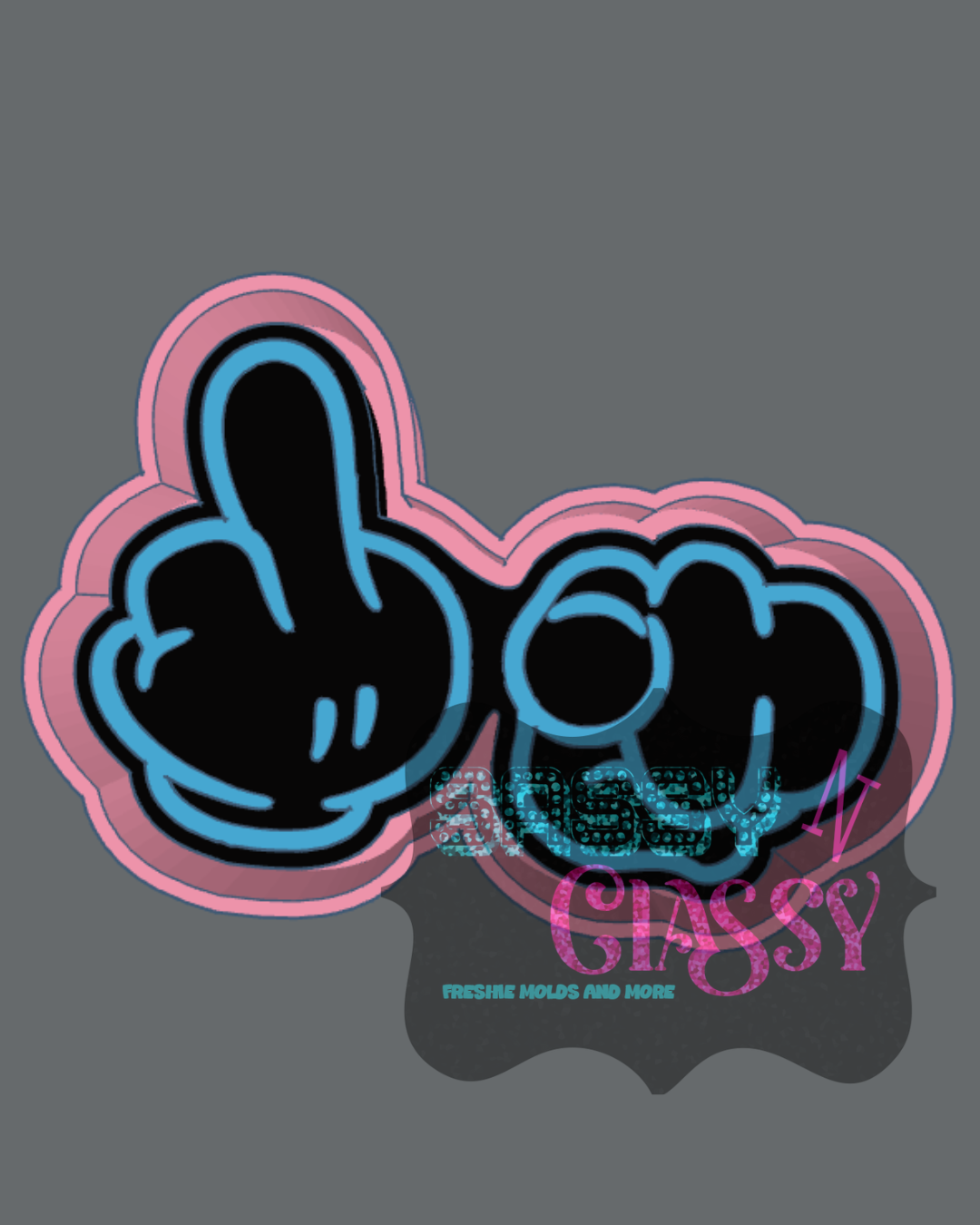 Mouse Hands F You Freshie Mold