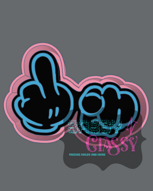 Mouse Hands F You Freshie Mold