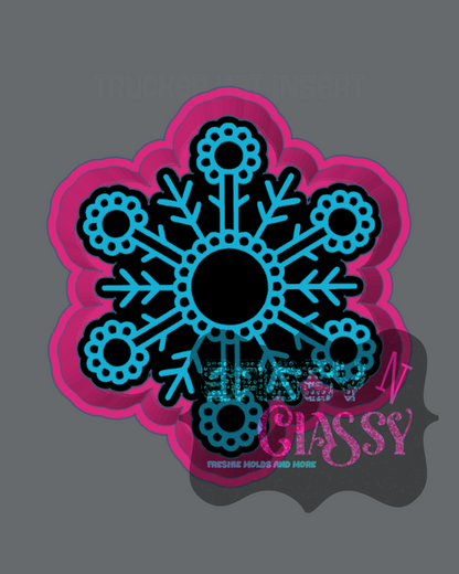 Concho Snowflake Freshie Mold
