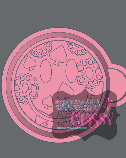 Concho and Spade Smiley Freshie Mold