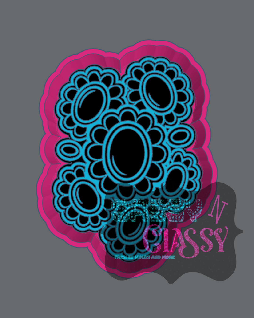 Bunch of Conchos Freshie Mold