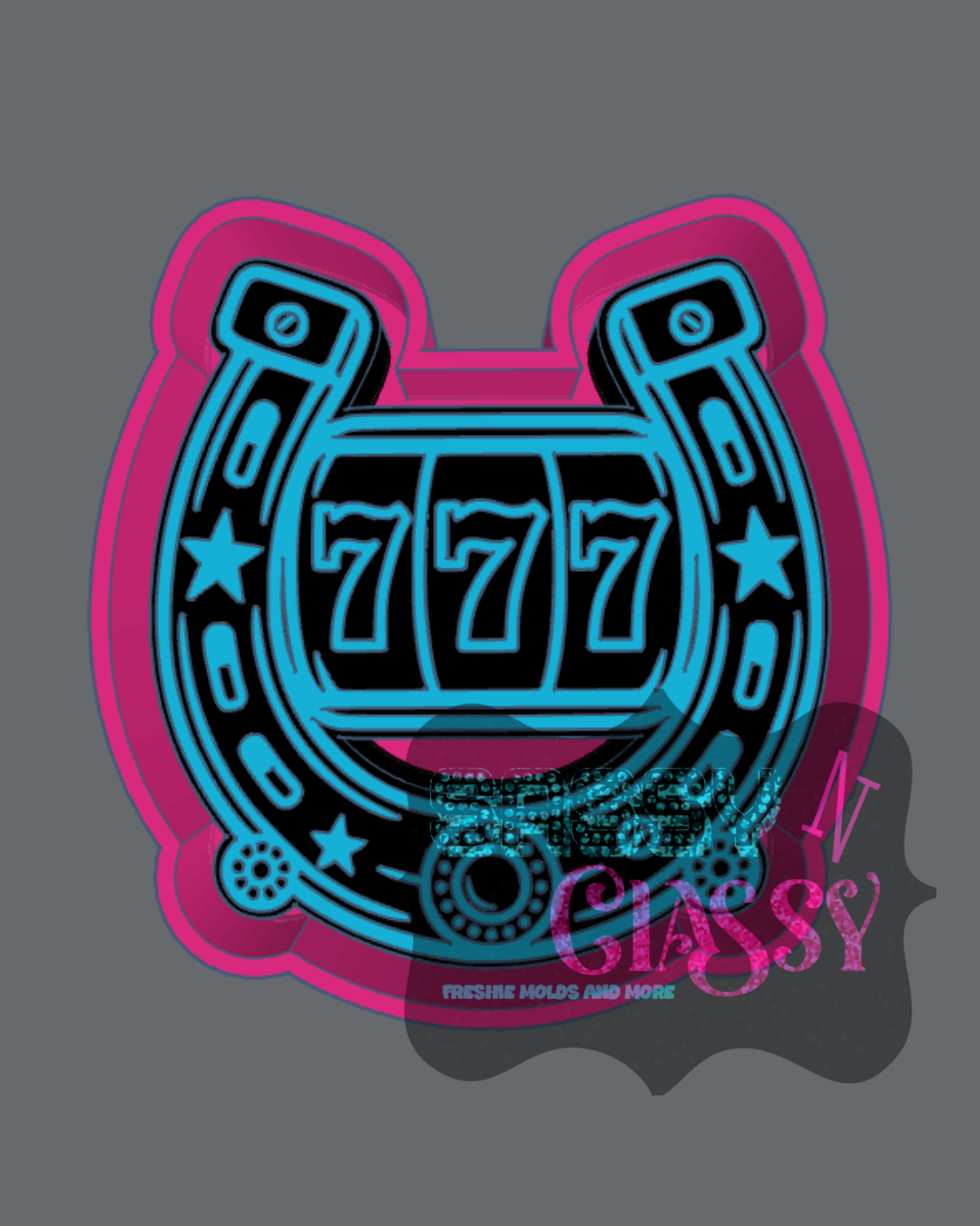 Lucky Horseshoe Freshie Mold