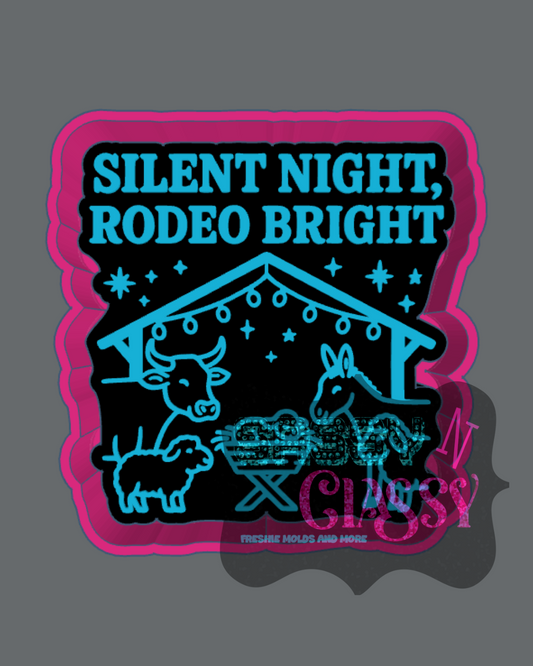 Silent Night, Rodeo Bright Freshie Mold