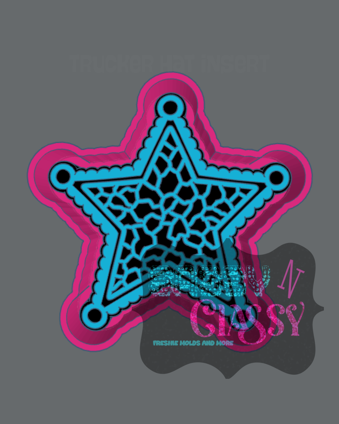 Star Concho Freshie Mold