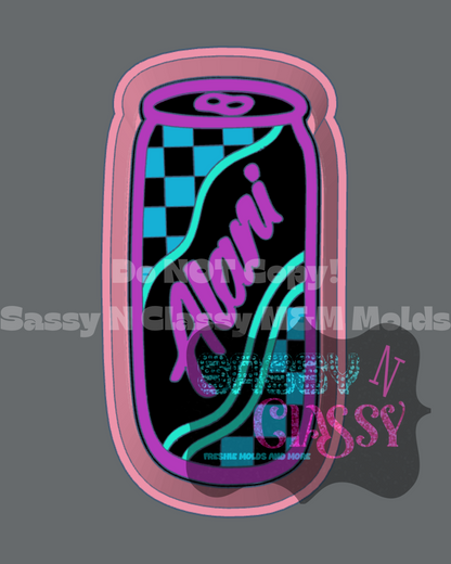 Checkered Alani Freshie Mold