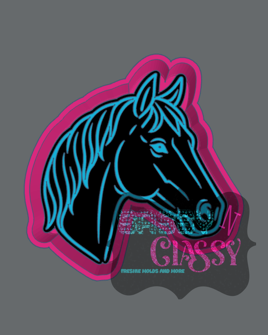 Horse Head Freshie Mold