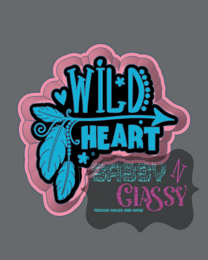 Wild Heart Freshie Mold