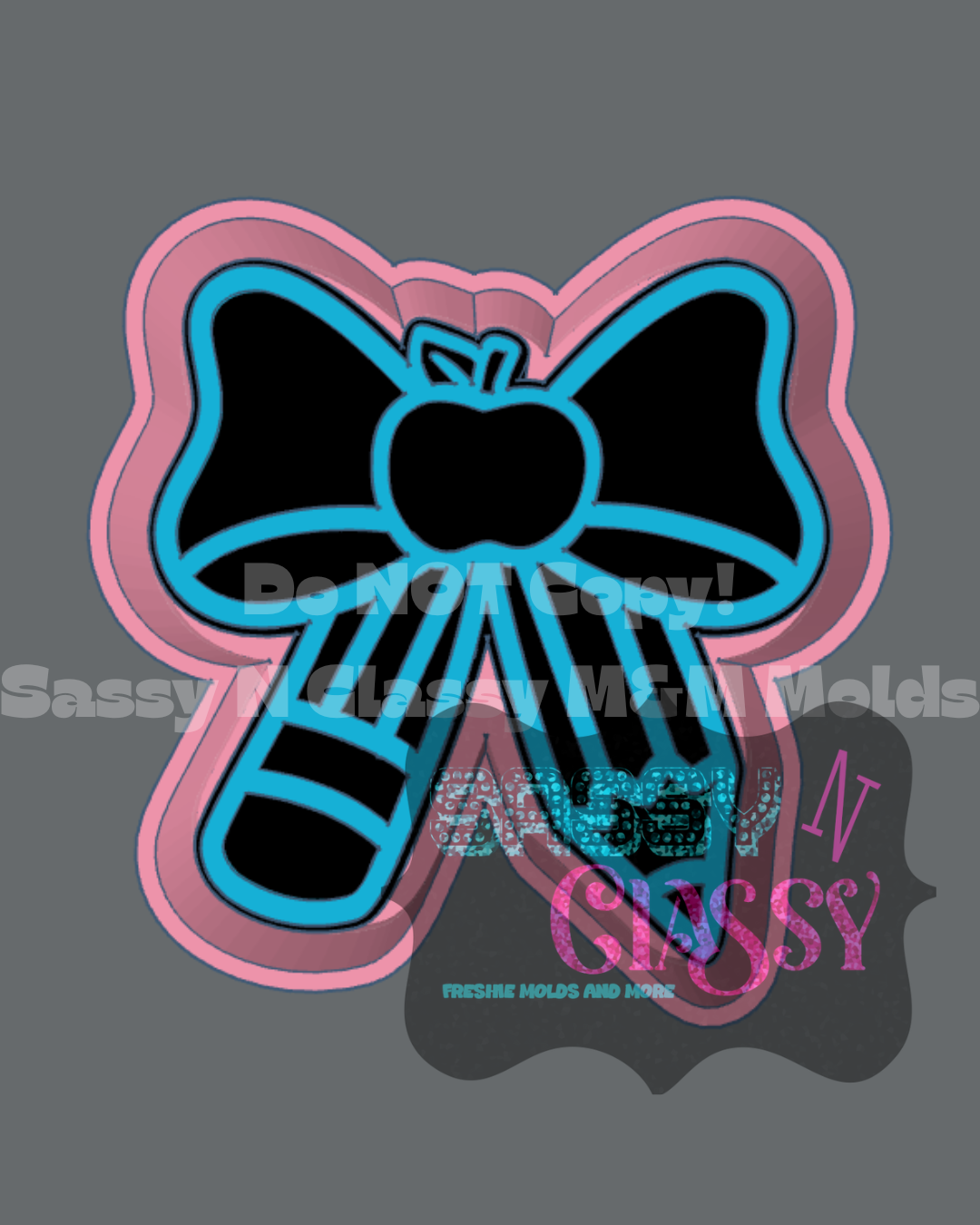 School Bow Freshie Mold