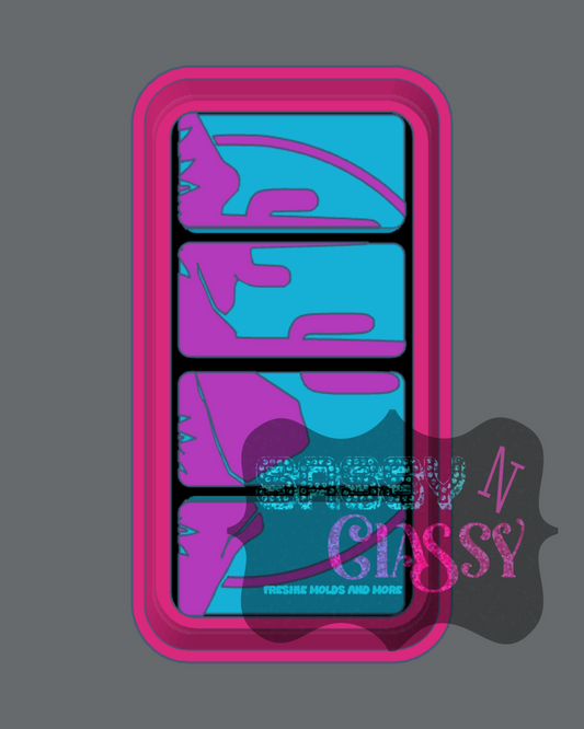 Desert Scene Snap Bar Mold