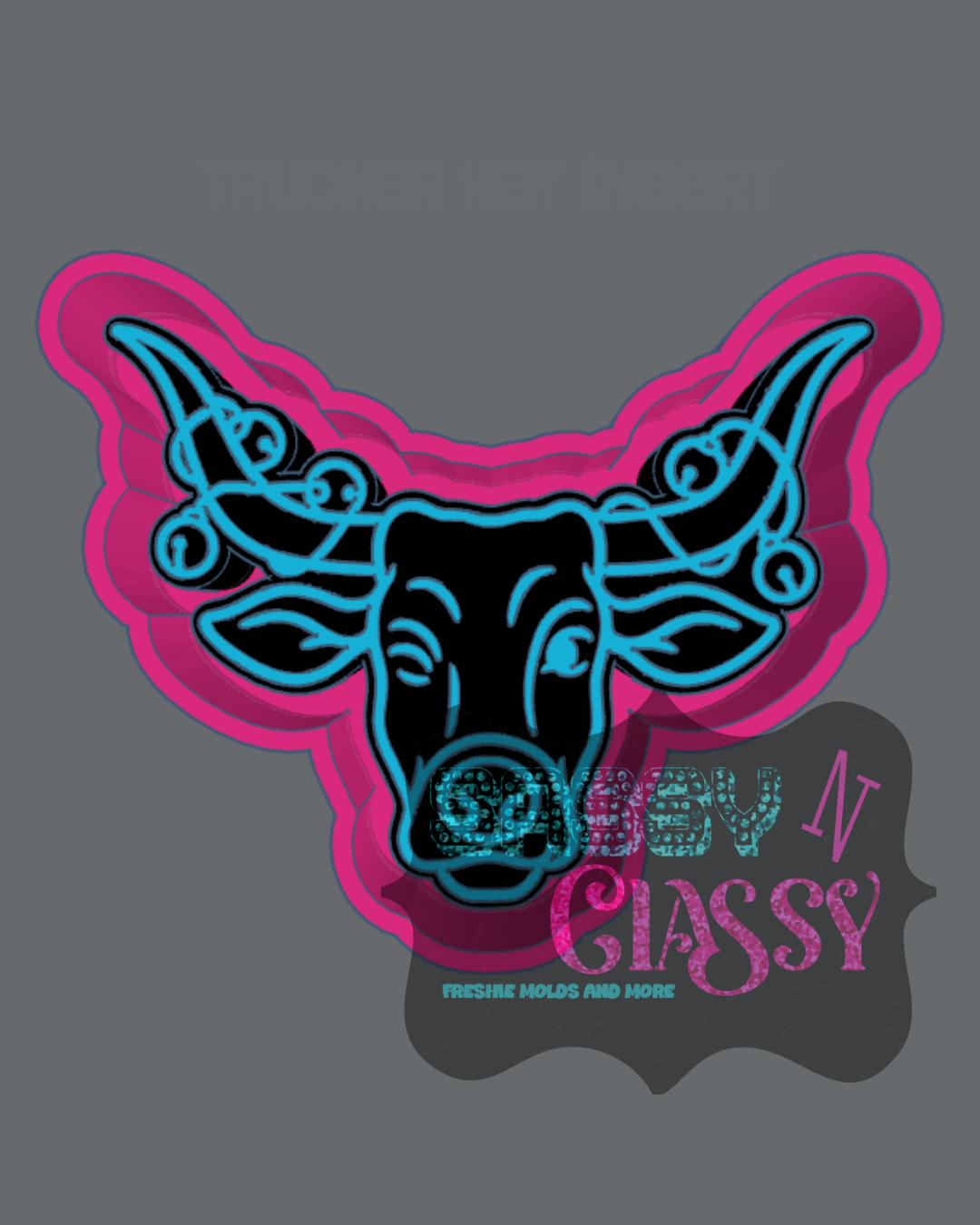 Christmas Steer Freshie Mold