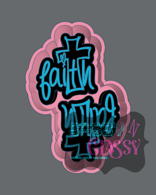 Faith Cross Vent Freshie Mold