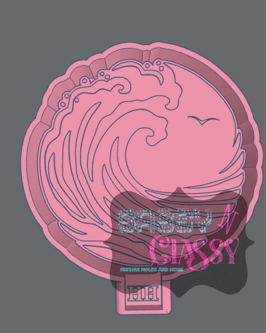Ocean Waves Freshie Mold