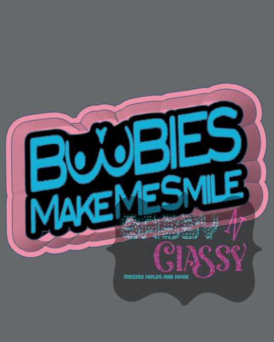 Boobies Make Me Smile STL ***digital file, not a mold***