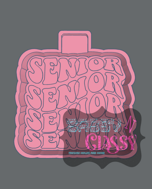 Wavy Senior Freshie Mold