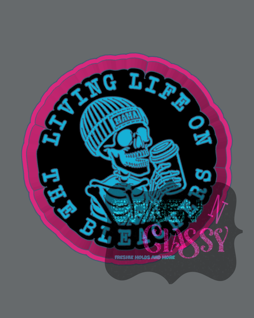 Living Life On the Bleachers Freshie Mold