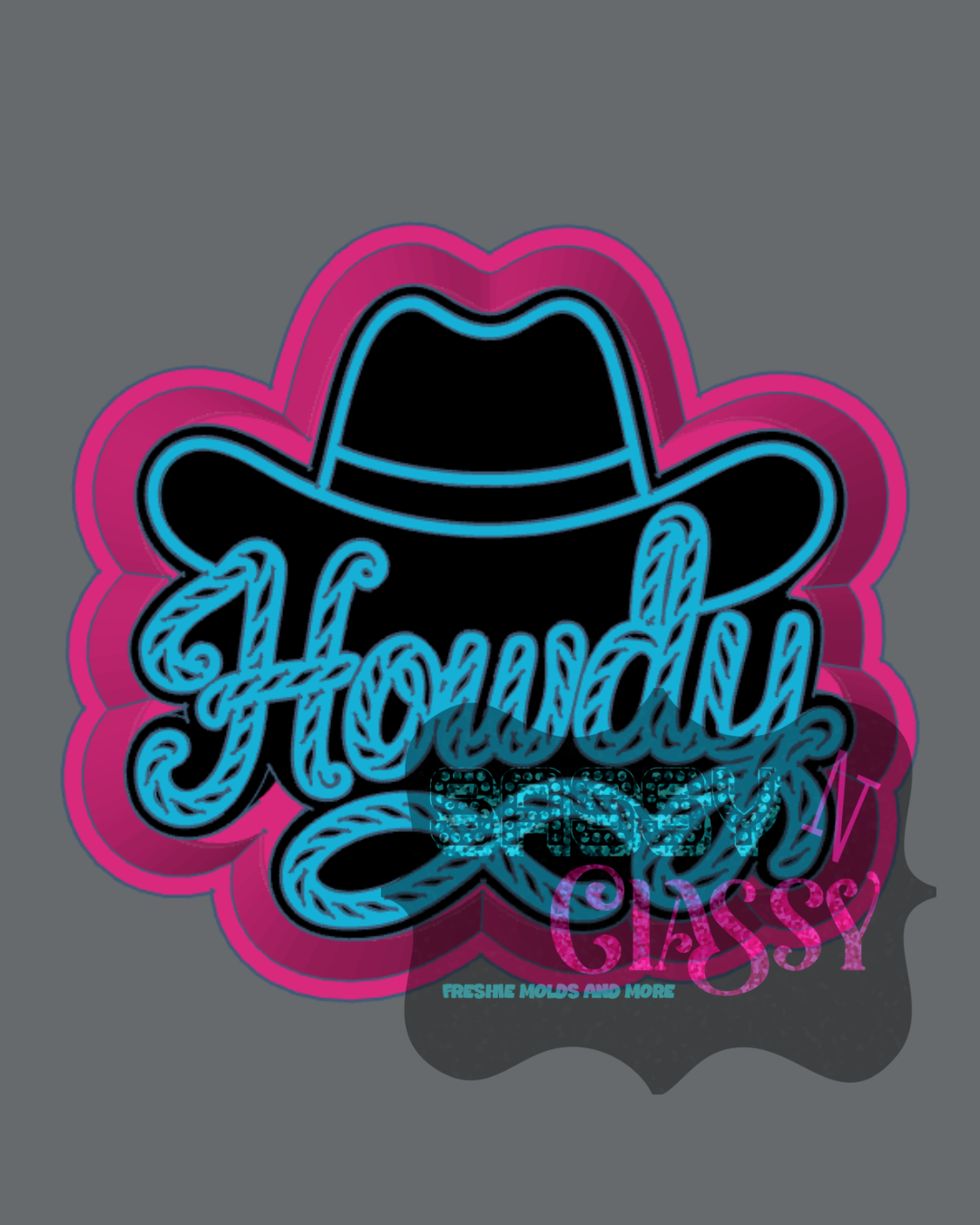 Howdy Freshie Mold by Danae