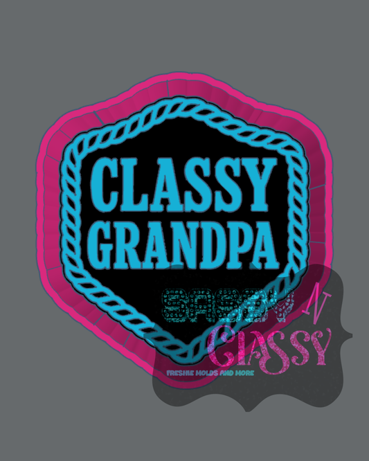 Classy Grandpa Freshie Mold