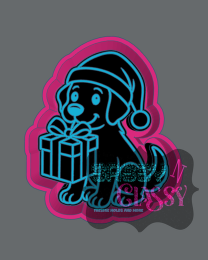 Present Pup Freshie Mold