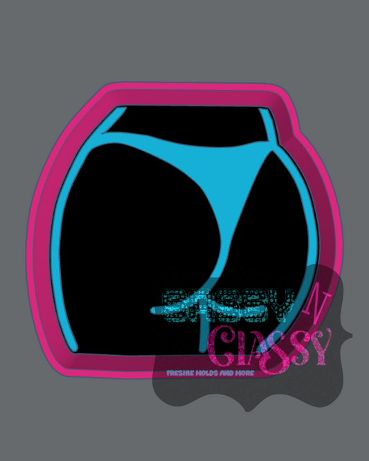Curvy Female Ass Freshie Mold