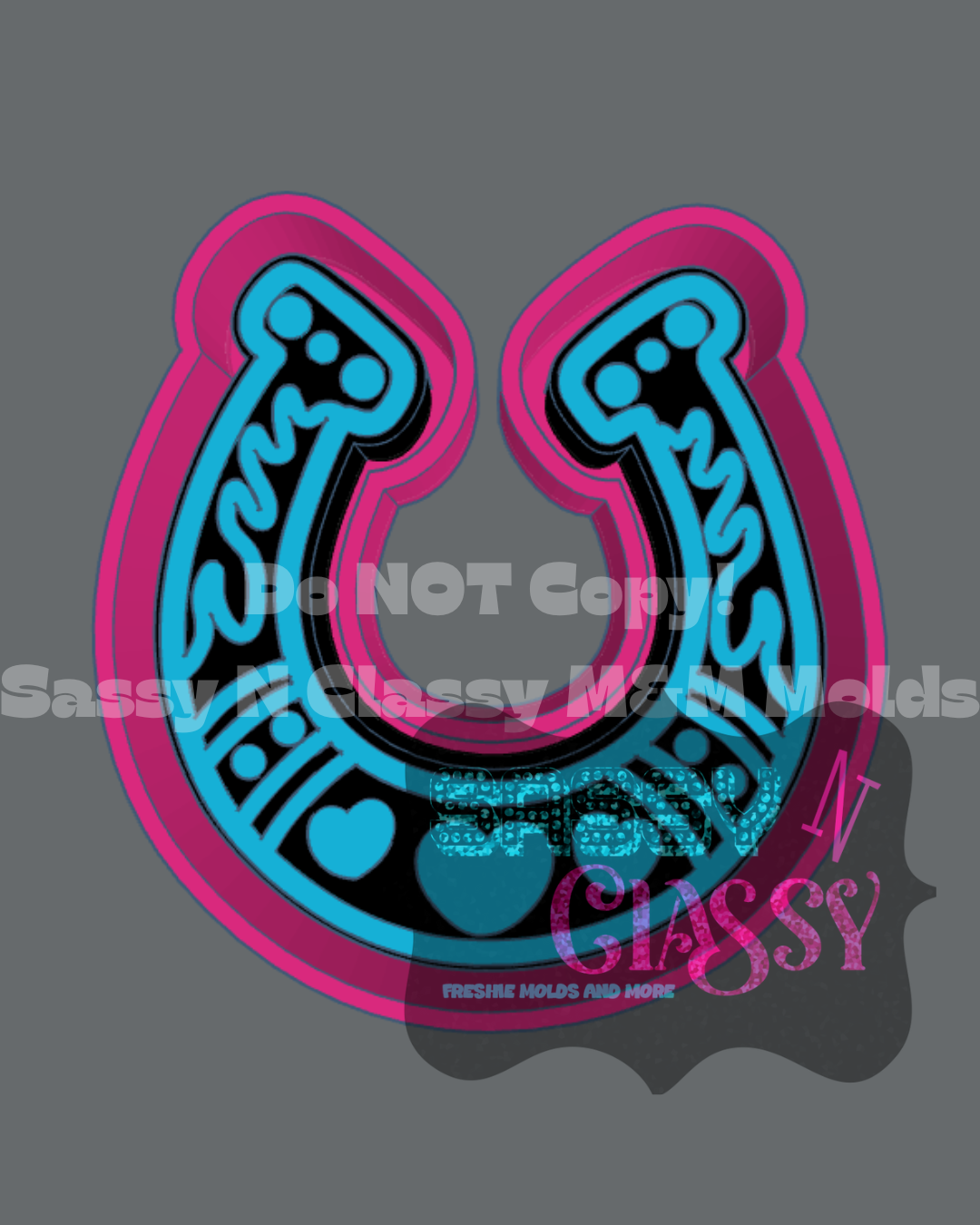 Horseshoe Freshie Mold