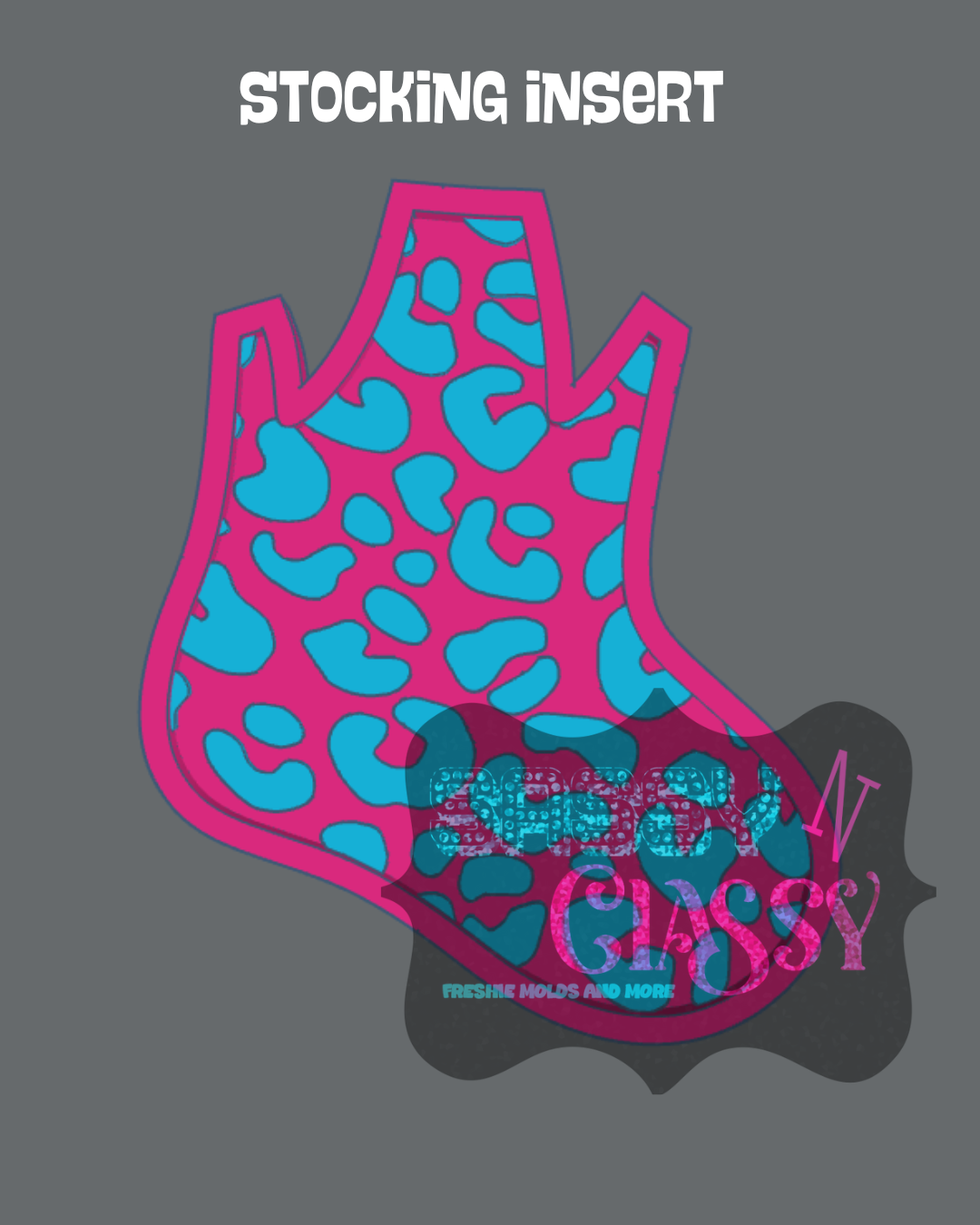 Stocking with Bow Insert Set