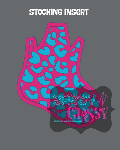 Stocking with Bow Insert Set