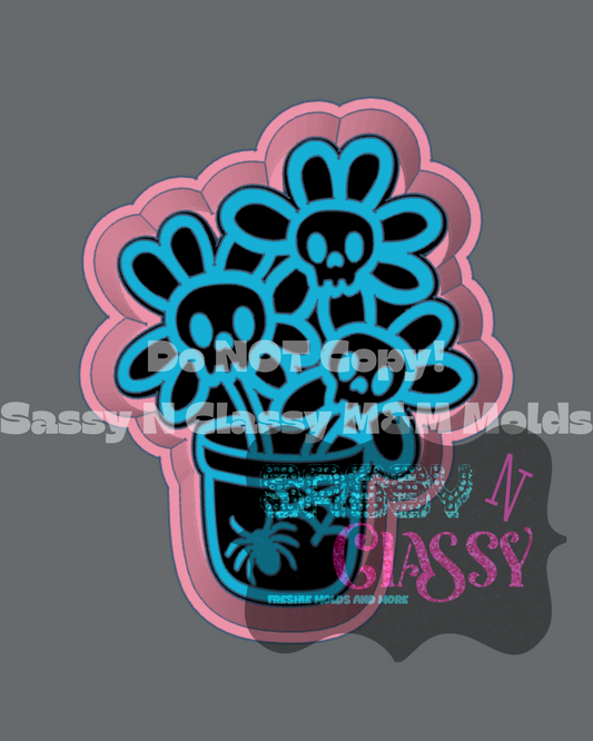 Spooky Flowers Freshie Mold