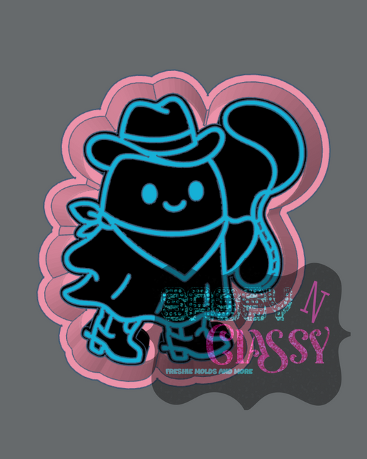 Cowboy Ghost Freshie Mold