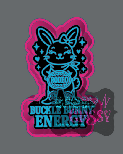 Buckle Bunny Energy Freshie Mold