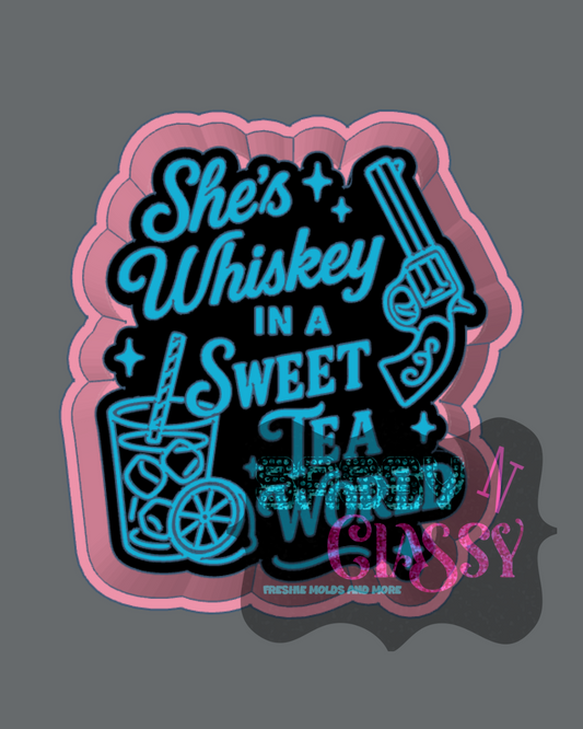 She's Whiskey Freshie Mold