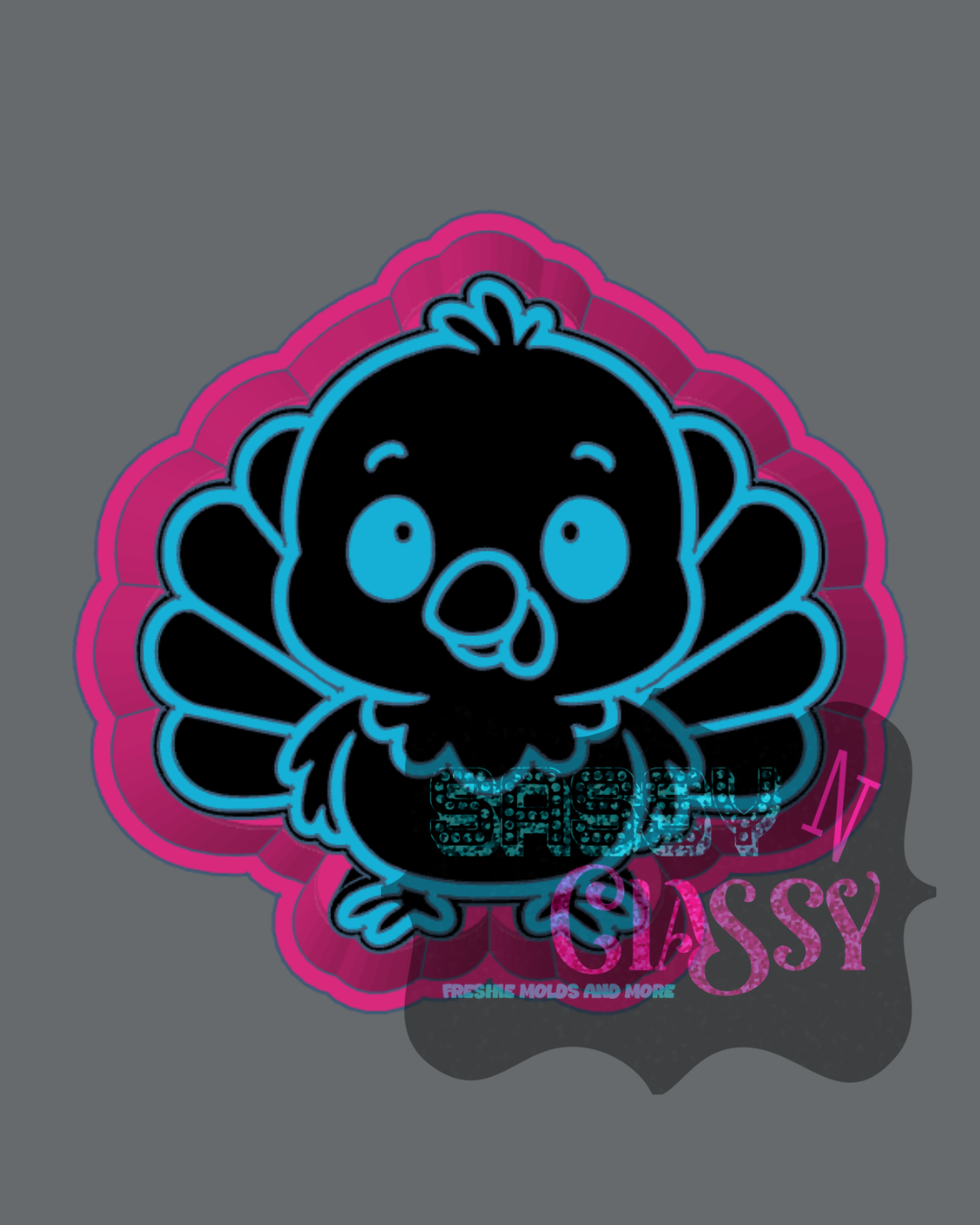 Baby Turkey Freshie Mold