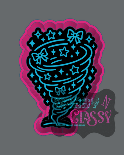 Glitter Storm Freshie Mold