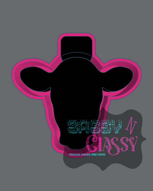 Cow Head Insert STL ***digital file, not a mold***