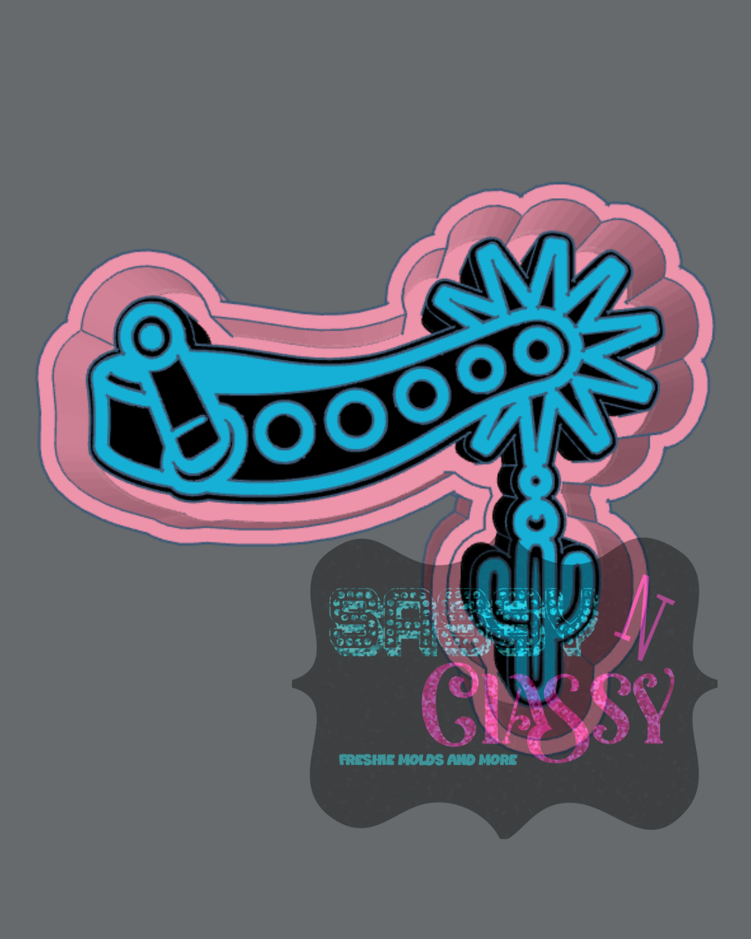 Cactus Spur Freshie Mold